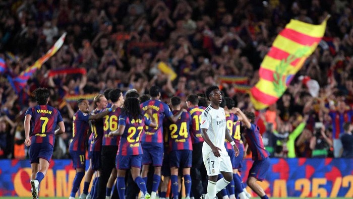Real Madrid Kalah Telak dari FC Barcelona, Mental Pemain Jadi Sorotan