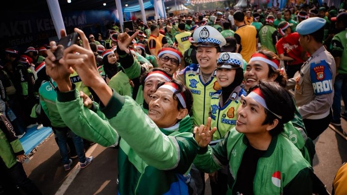 Kopdar Kebangsaan Jaga Jakarta Ajak Ojol Jadi Pelopor Keselamatan
