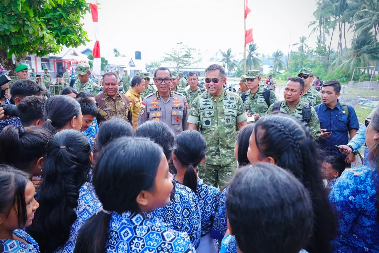 Jenderal Maruli Sambangi Pulau Miangas, Petakan Prioritas Pembangunan di Wilayah Perbatasan Indonesia