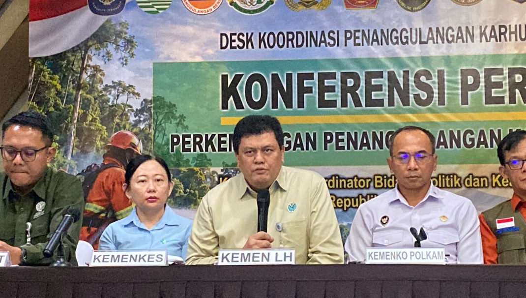 KLH Temukan Polusi Udara Berbahaya Akibat Karhutla di Sumatera dan Kalimantan, Kesehatan Warga Terancam