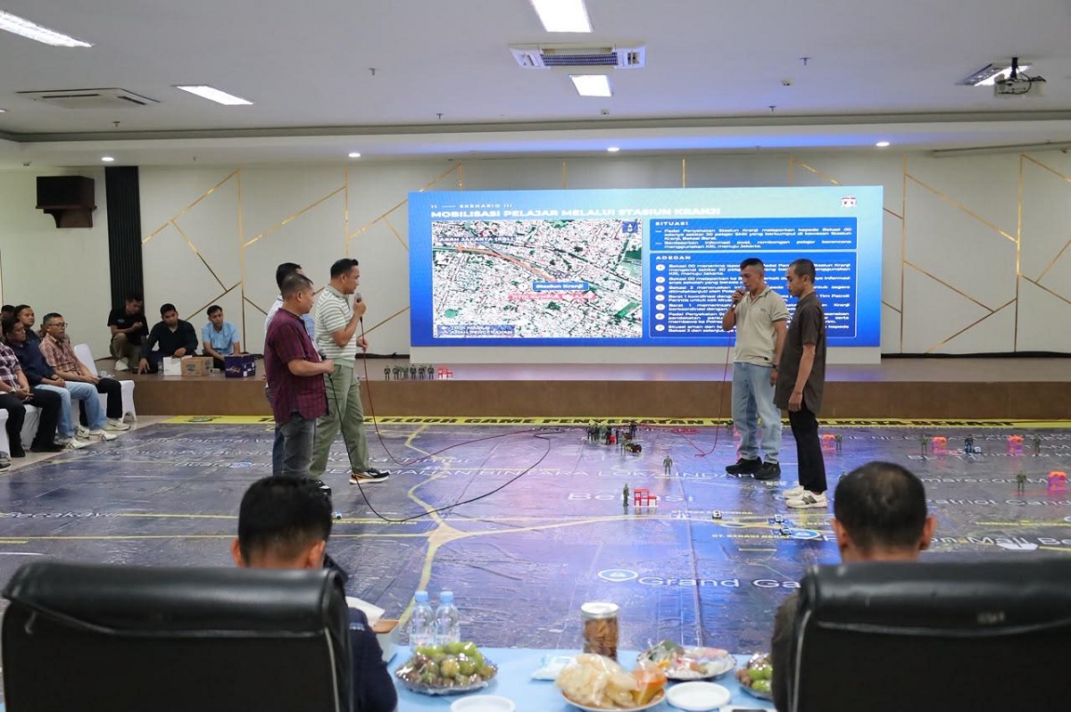 Polres Metro Bekasi Kota Gelar Simulasi Pengamanan, Antisipasi Pergerakan Pelajar Menuju Jakarta